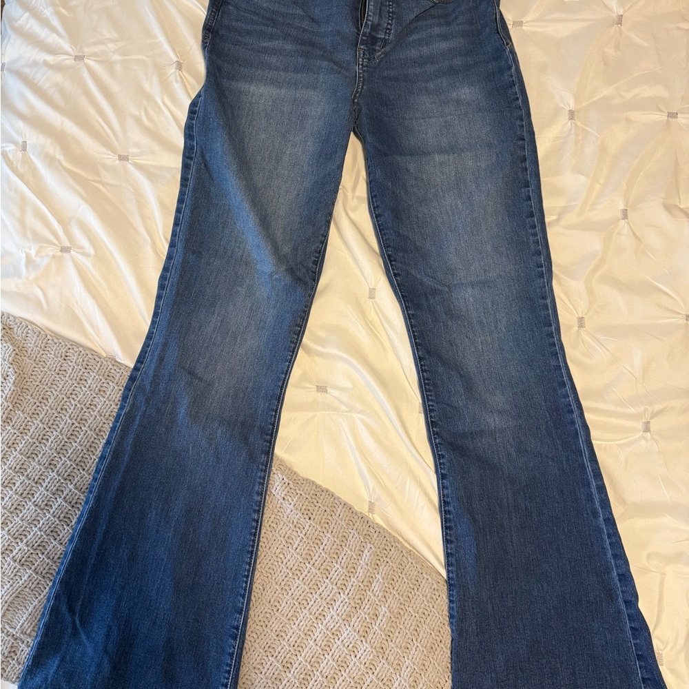 Maurices Dark Blue Flare Jeans